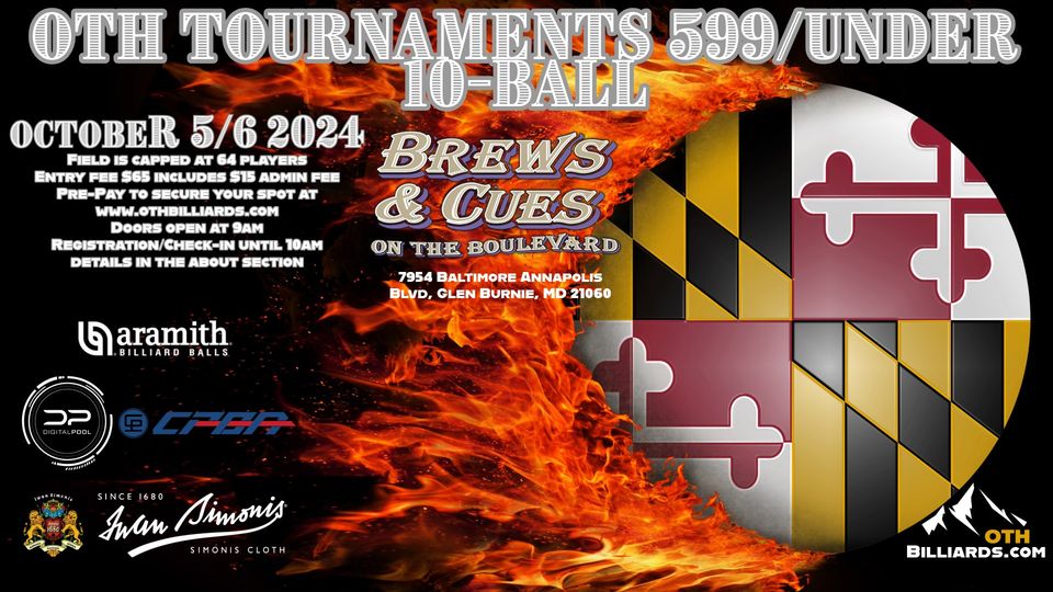 OTH Tournaments 599/Under 10-Ball