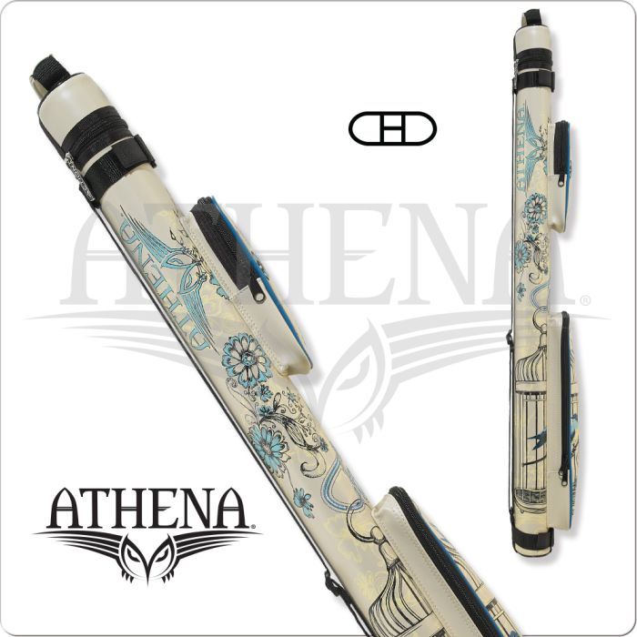 Athena ATHC10 2x2 Hard Embroidered Cue Case