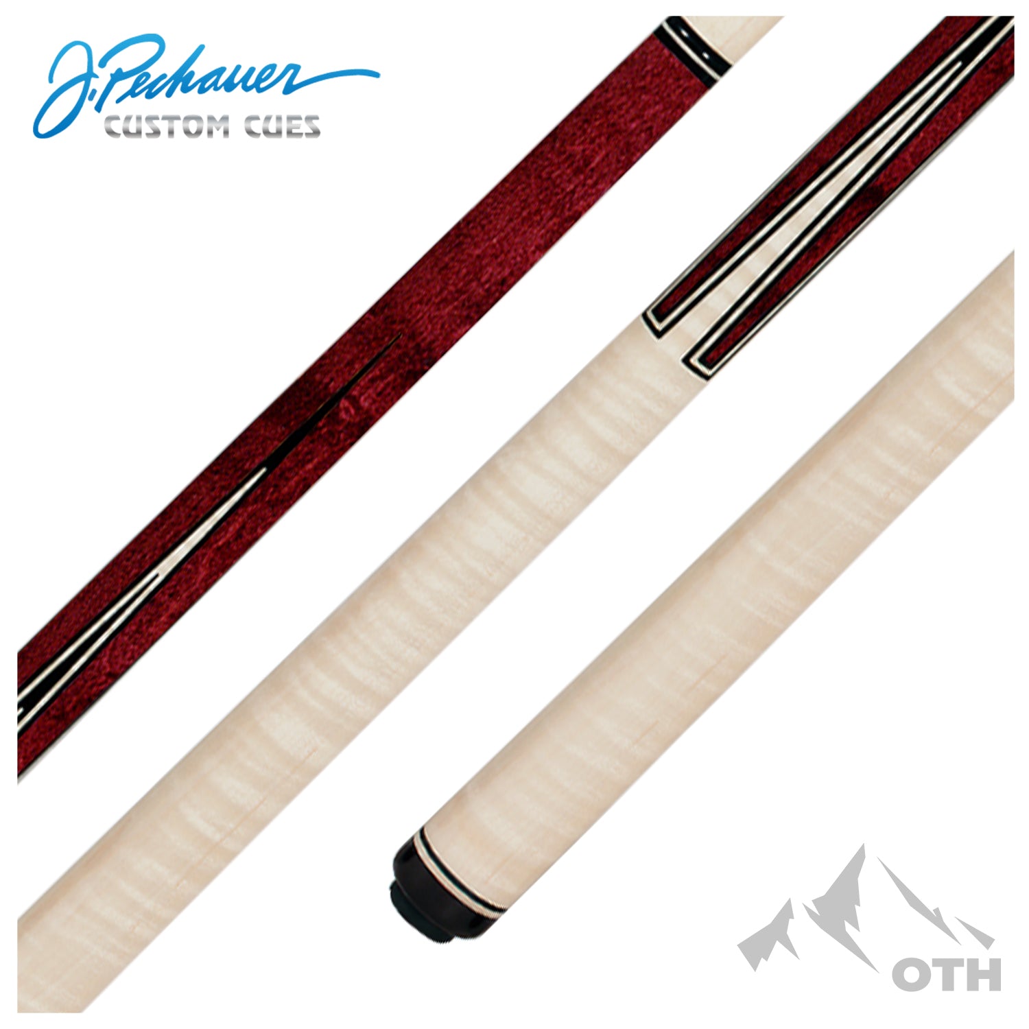 Pechauer JP Series Natural Stained Maple with Red Pearl
