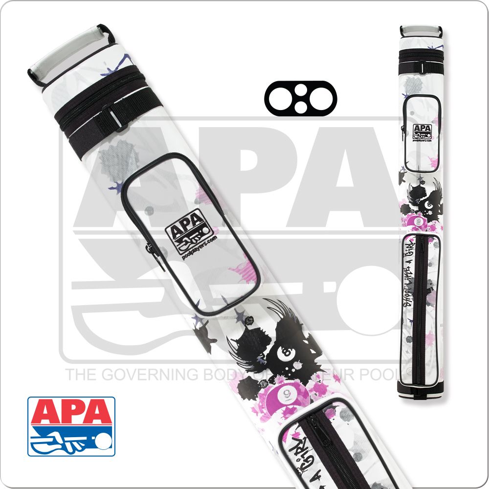 APA APACX22B 2x2 Shoot Like A Girl Cue Case