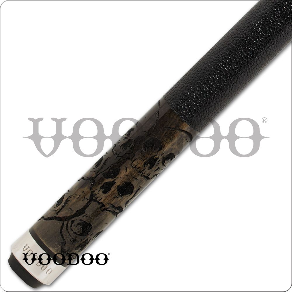 Voodoo Grey Clustered Skulls Pool Cue SKU: VOD31