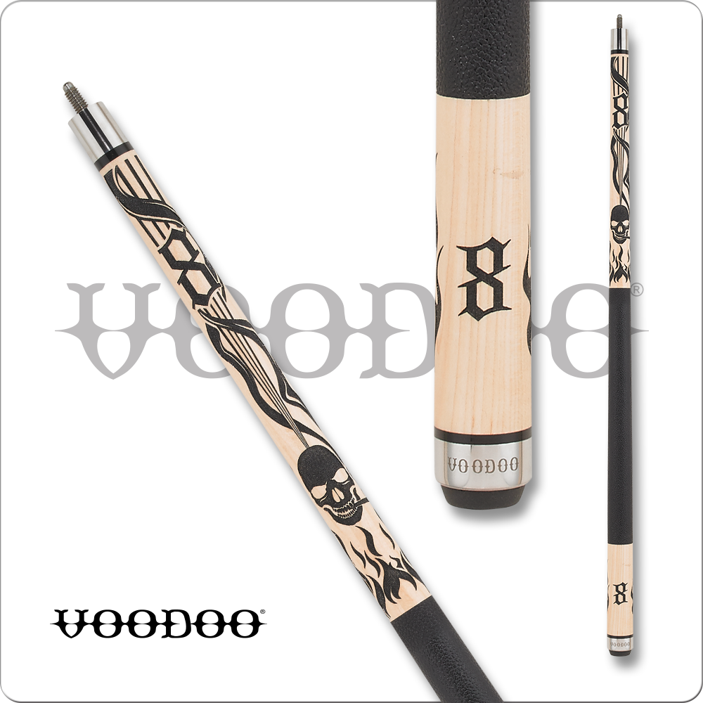 Voodoo Blunt smoking skull - Smoking skull w/ flames SKU: VOD37